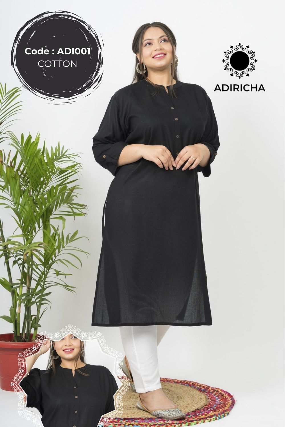 Rayon Kurtis – ADI0001-8