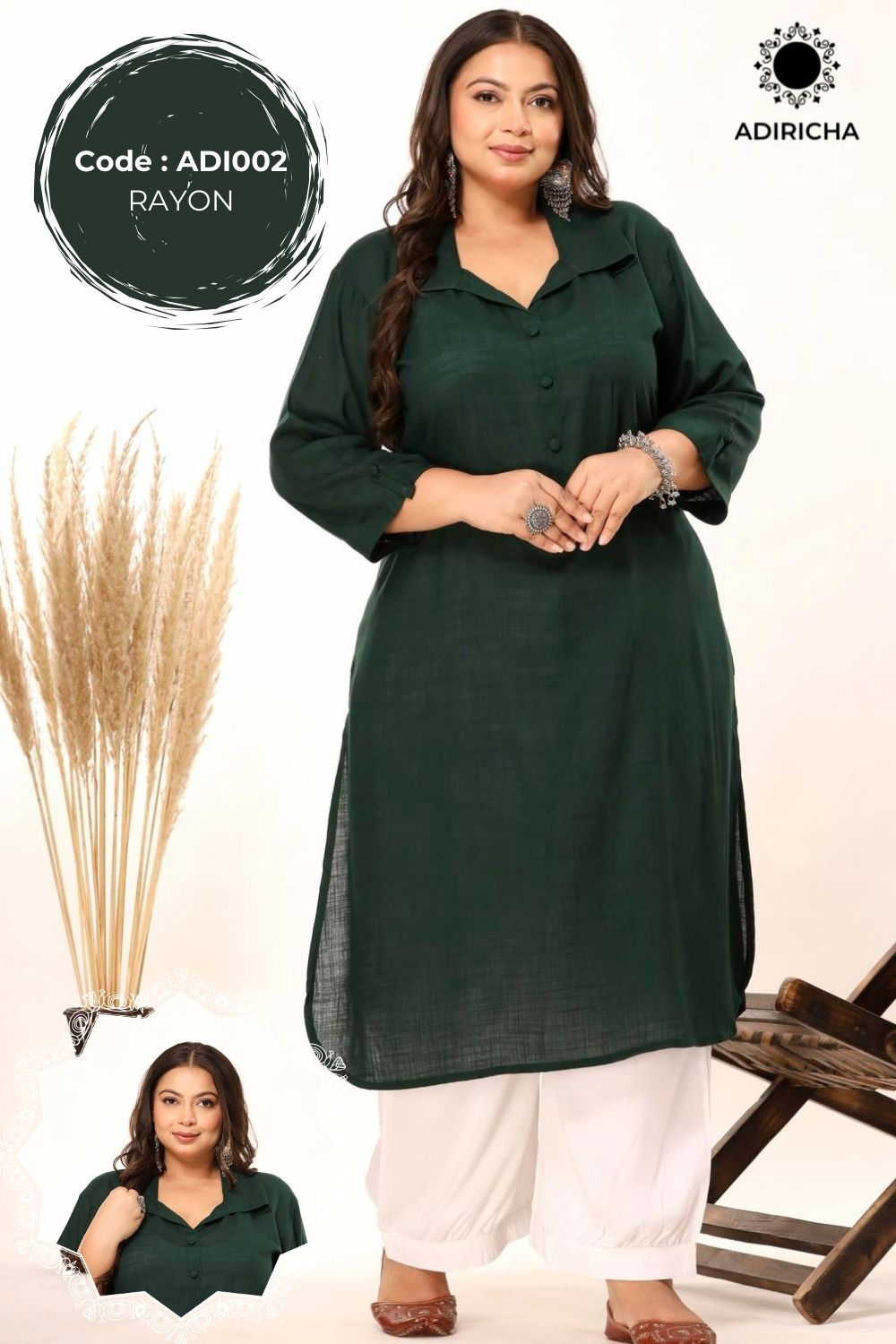 Rayon Kurtis – ADI0002-9