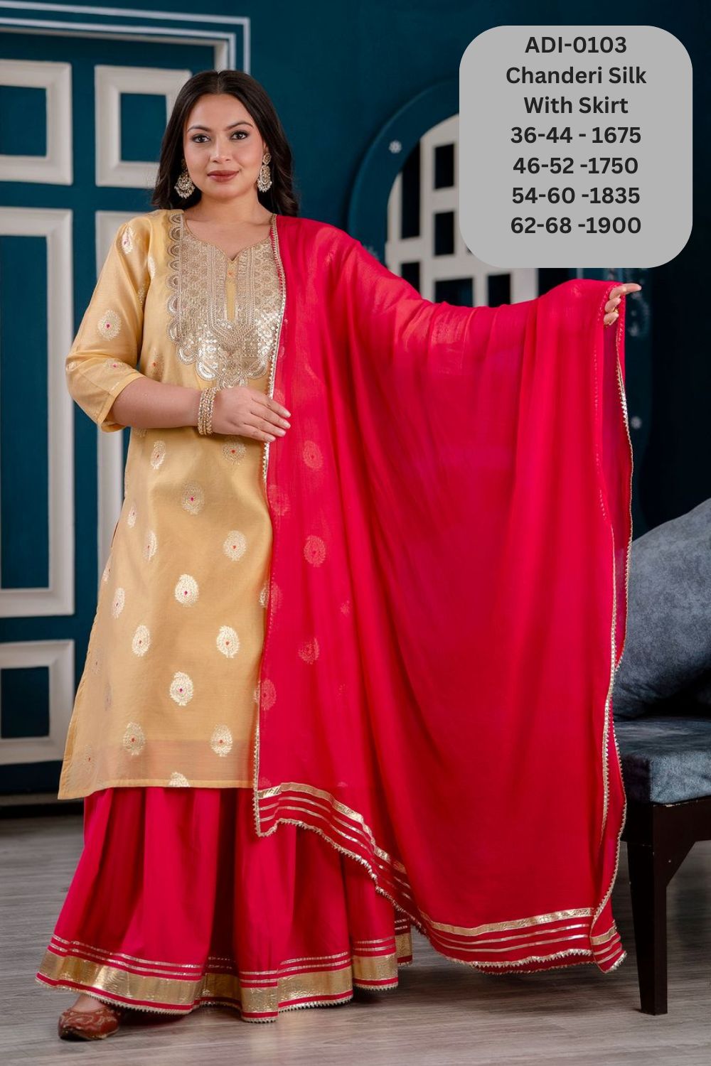 Dupatta Set-ADI0103-39