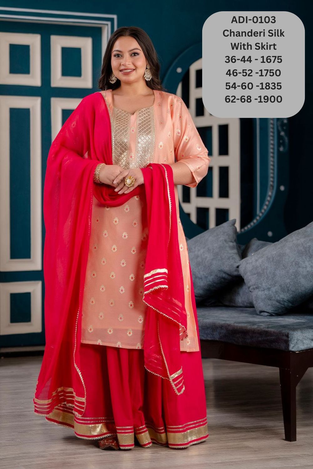 Dupatta Set-ADI0103-40