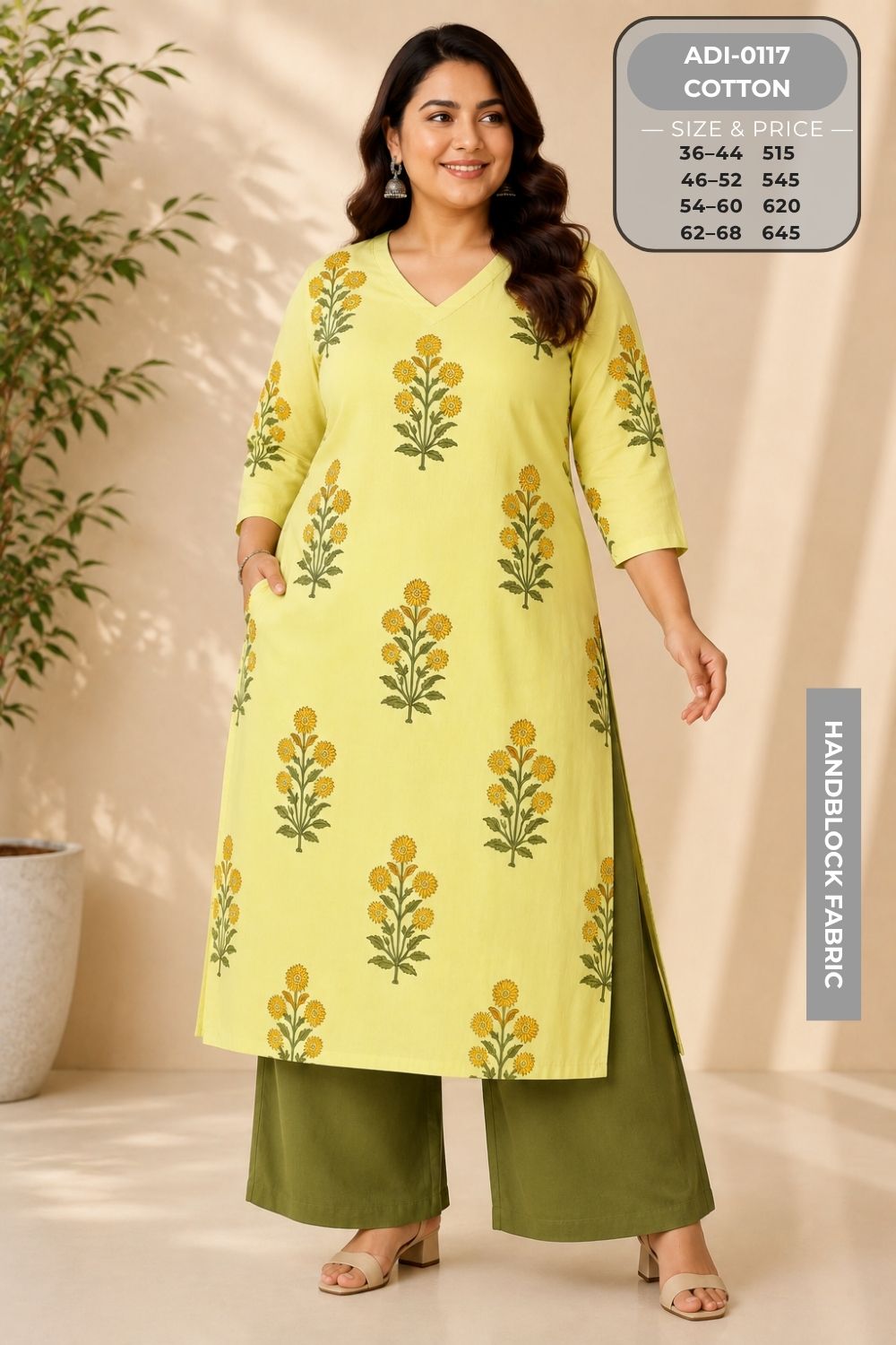 Premium Handblock Kurtis-ADI0117-10