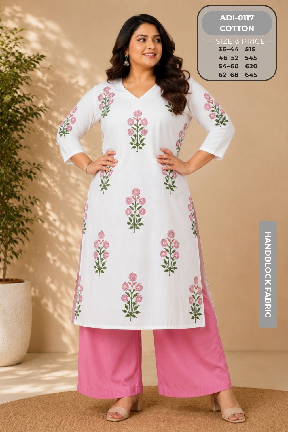 Premium Handblock Kurtis-ADI0117-11